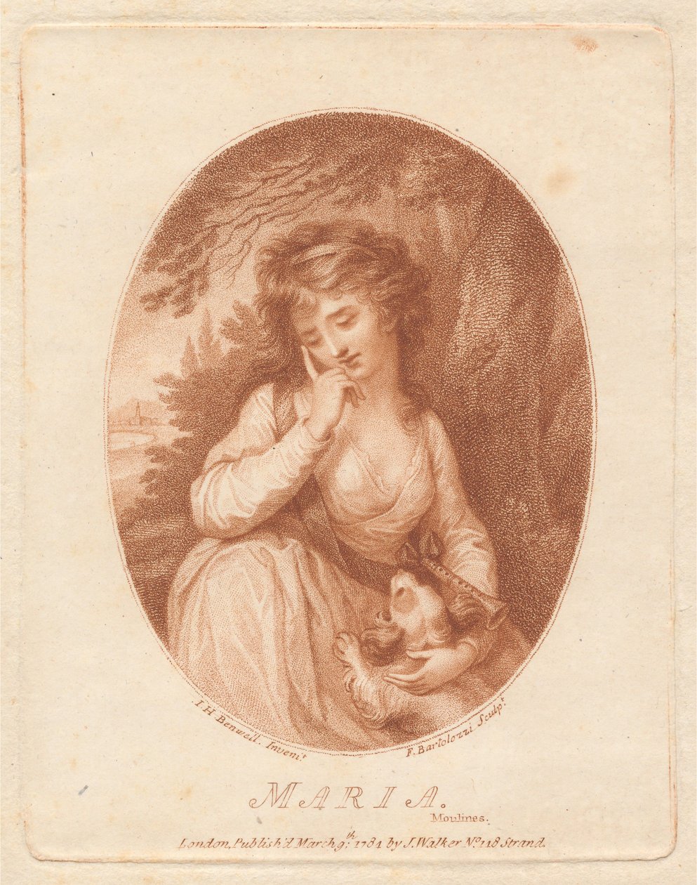 María de Moulines de Francesco Bartolozzi