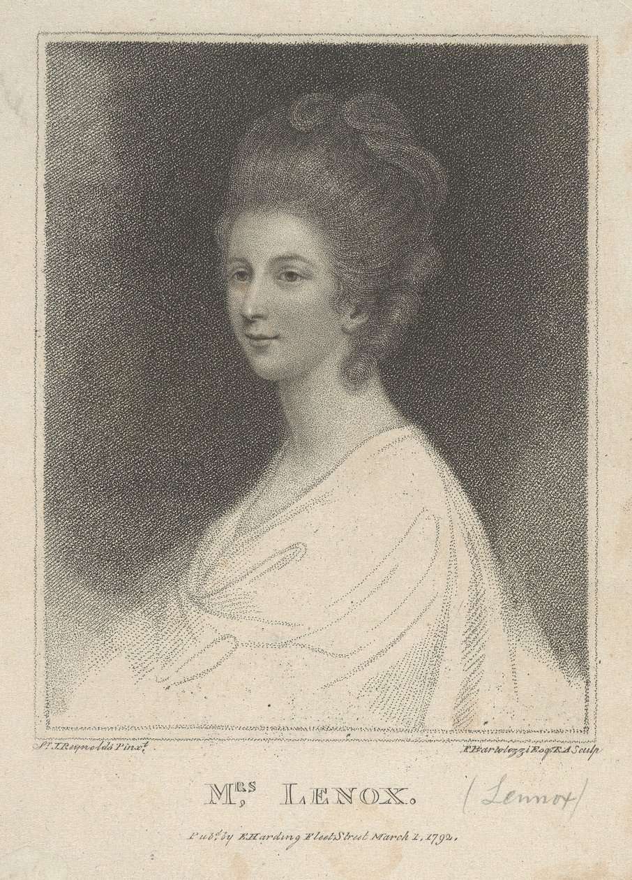 Señora Lenox de Francesco Bartolozzi
