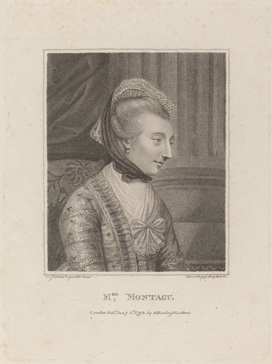 Sra. Montague, 1792 de Francesco Bartolozzi