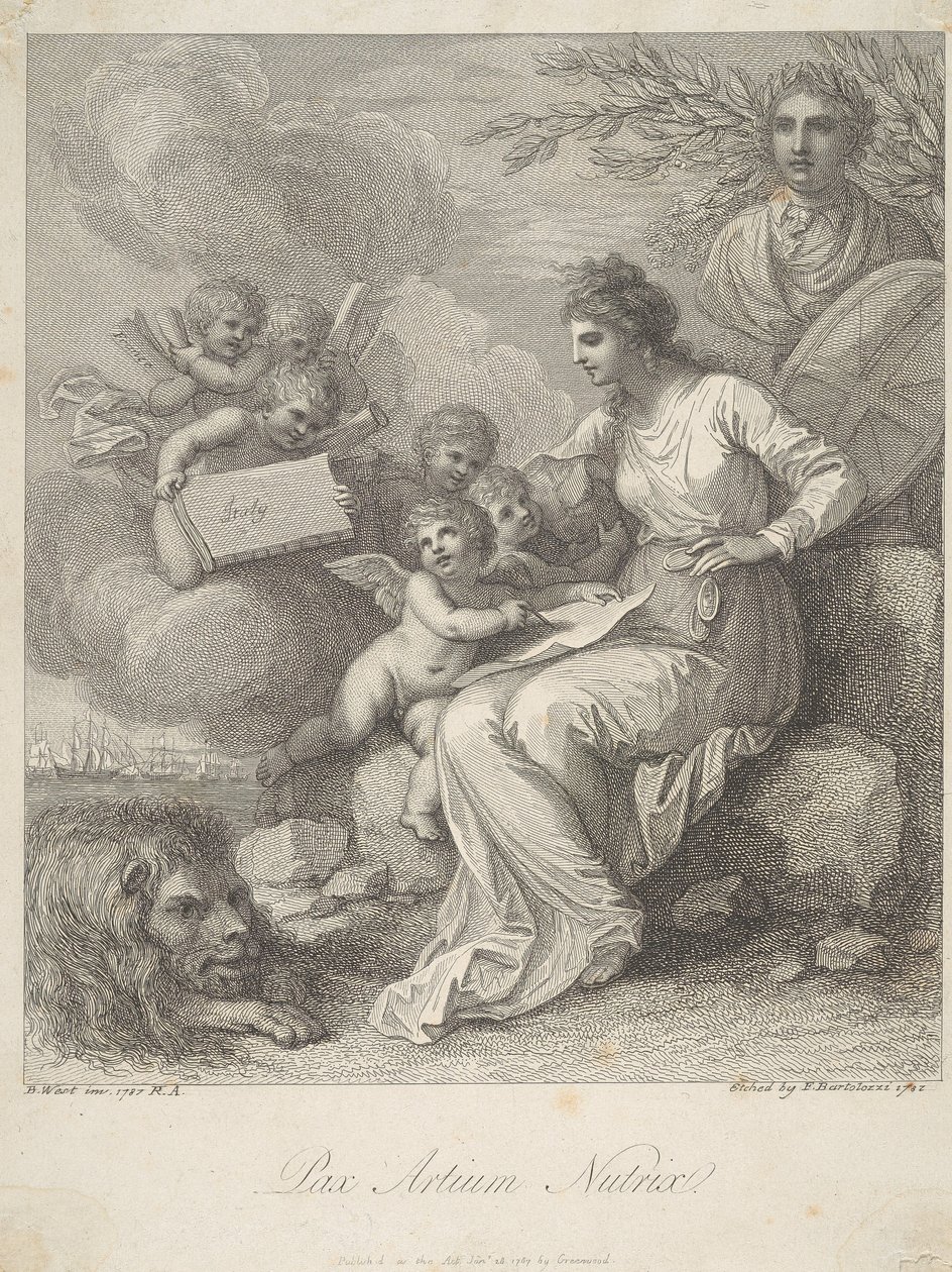 La paz, nutricia de las artes de Francesco Bartolozzi