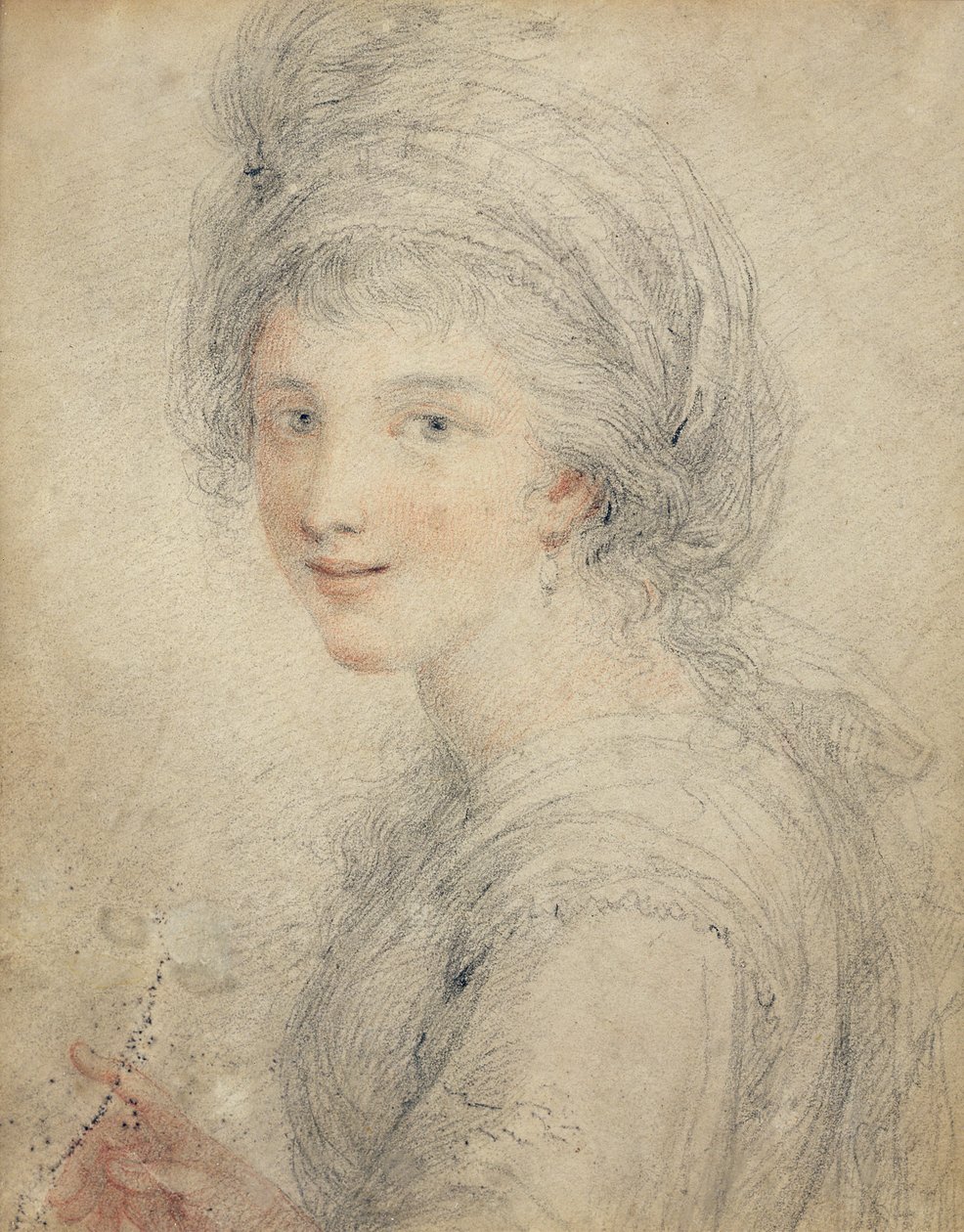 Retrato de Angelica Kauffman de Francesco Bartolozzi
