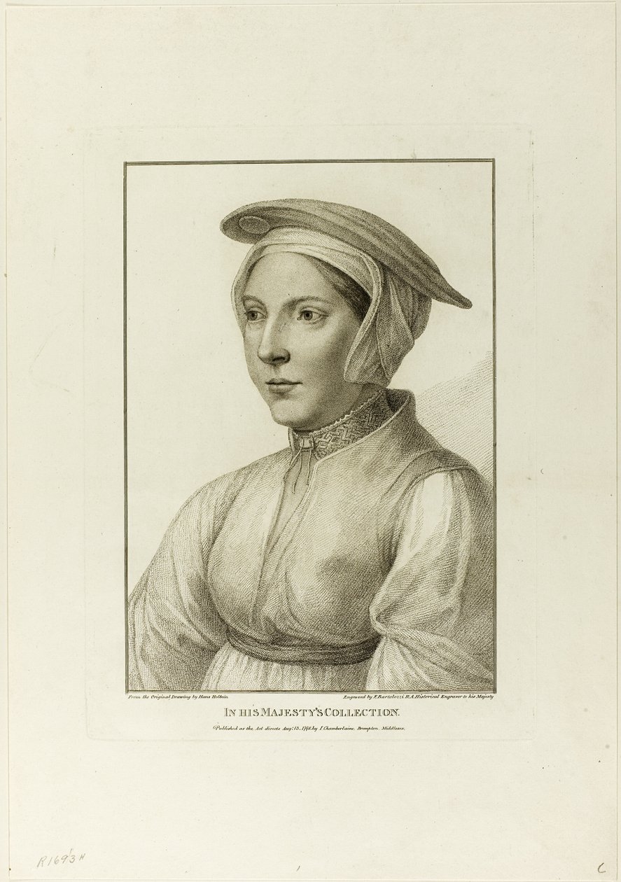 Retrato de una joven de Francesco Bartolozzi