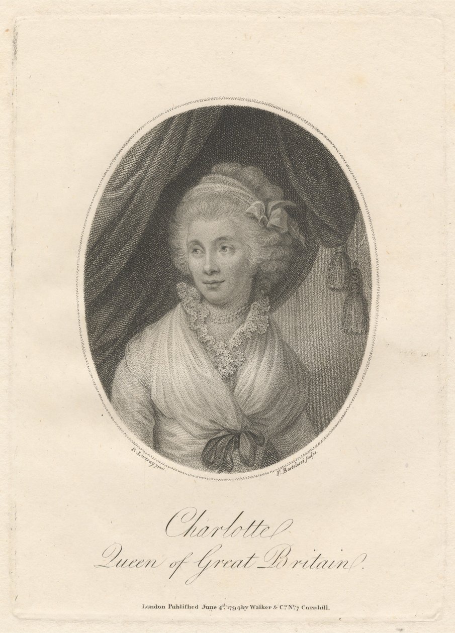La reina Carlota de Francesco Bartolozzi