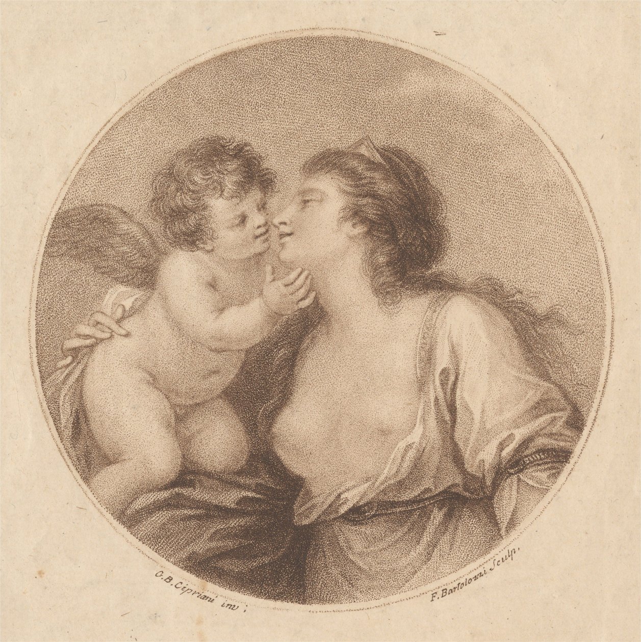 Safo y el amor de Francesco Bartolozzi