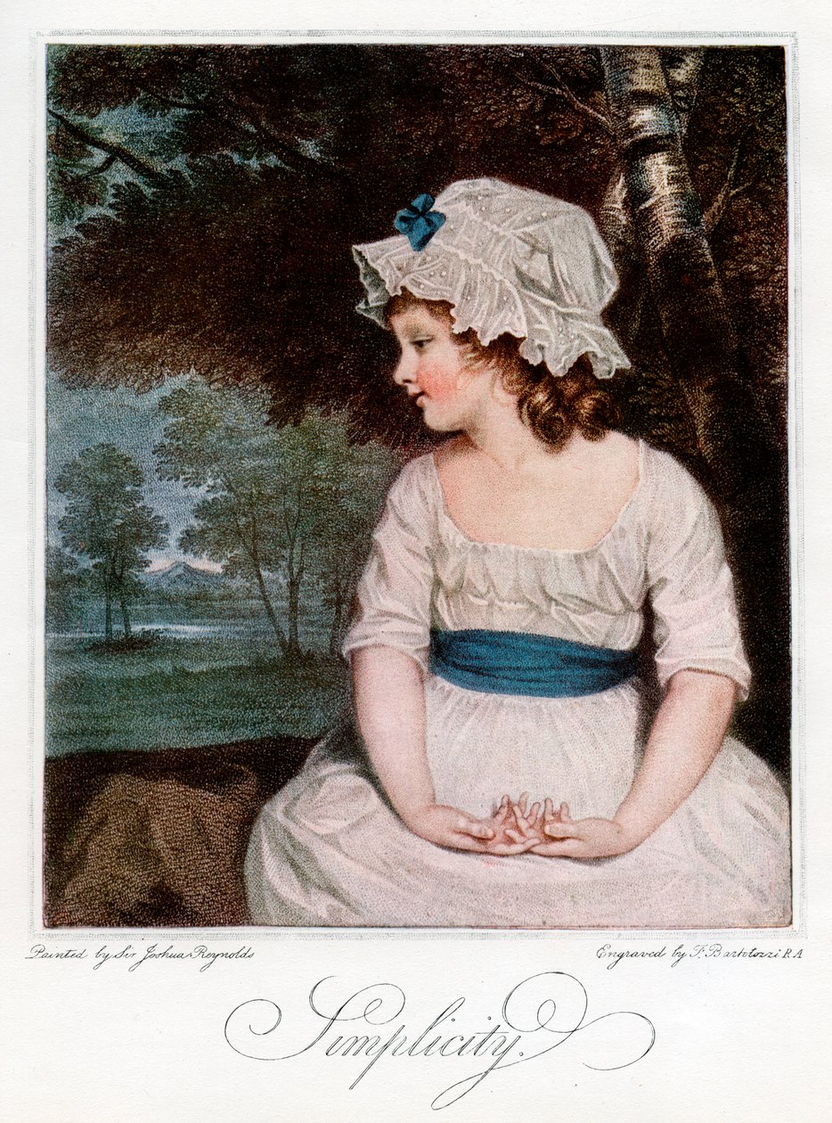 Simplicidad, 1905 de Francesco Bartolozzi