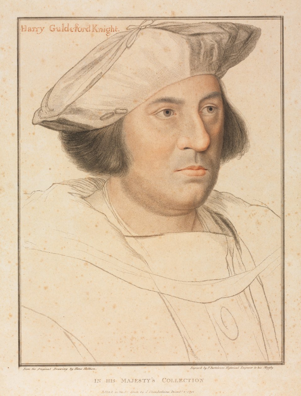 Sir Henry Guldeford, 1792 de Francesco Bartolozzi