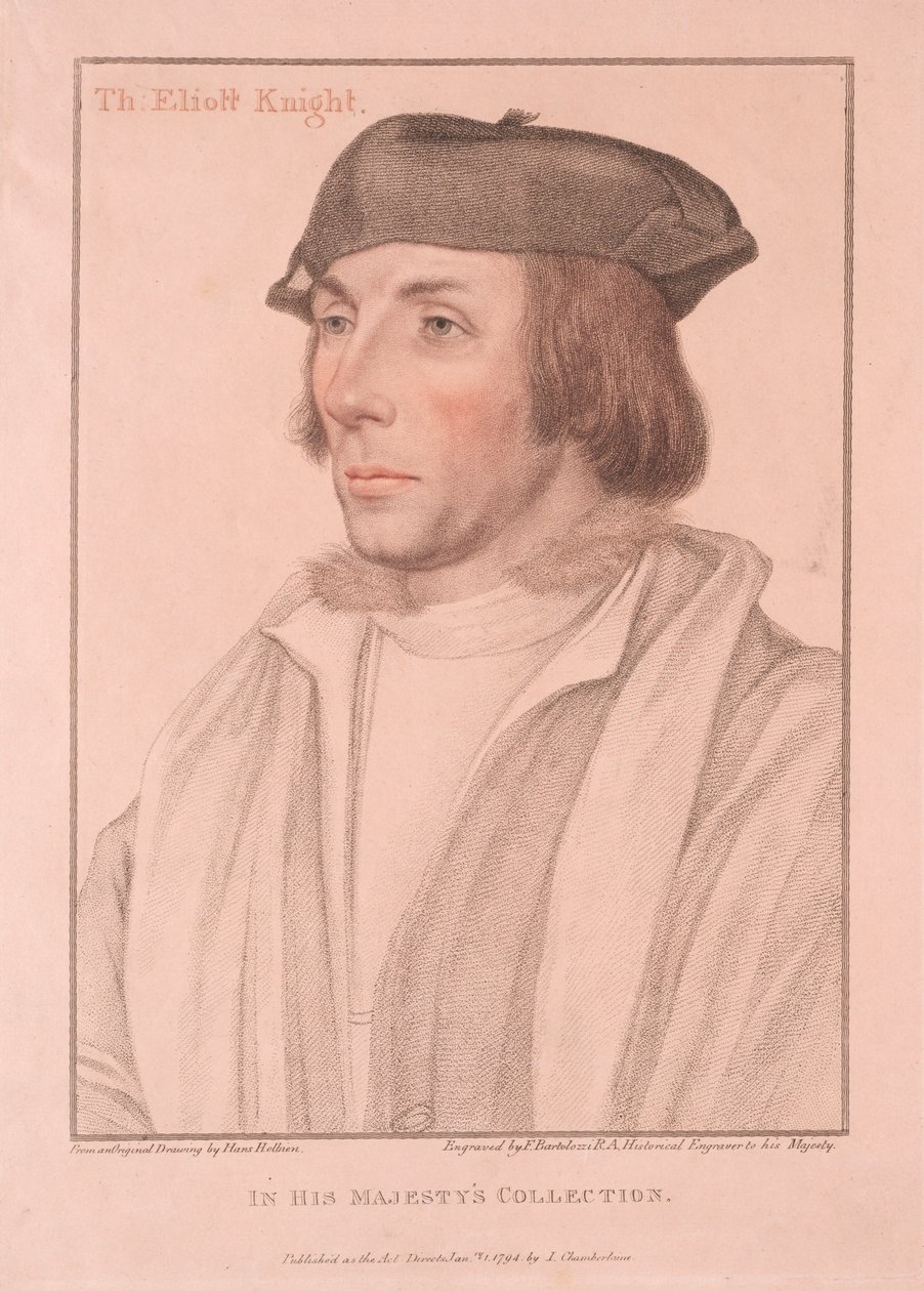 Sir Thomas Eliott de Francesco Bartolozzi