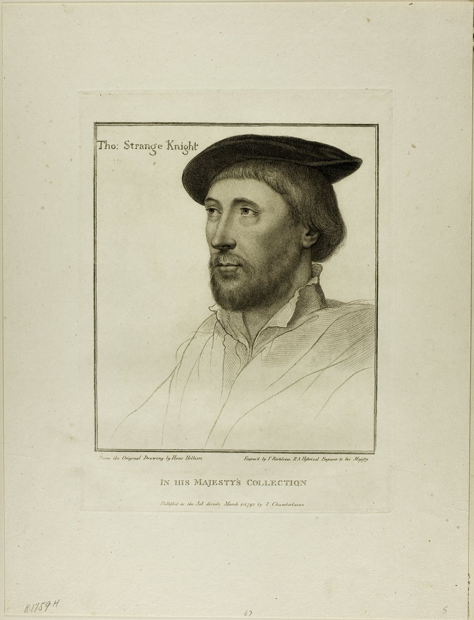 Sir Thomas Strange de Francesco Bartolozzi