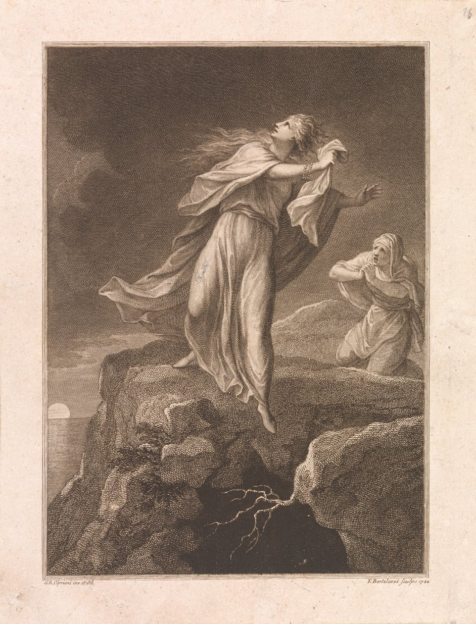 La Resurrección, santa María Magdalena y María, madre de Santiago de Francesco Bartolozzi