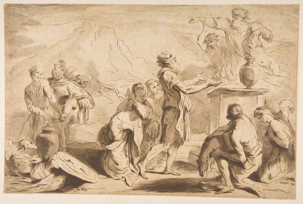 El sacrificio de Noé de Francesco Bartolozzi