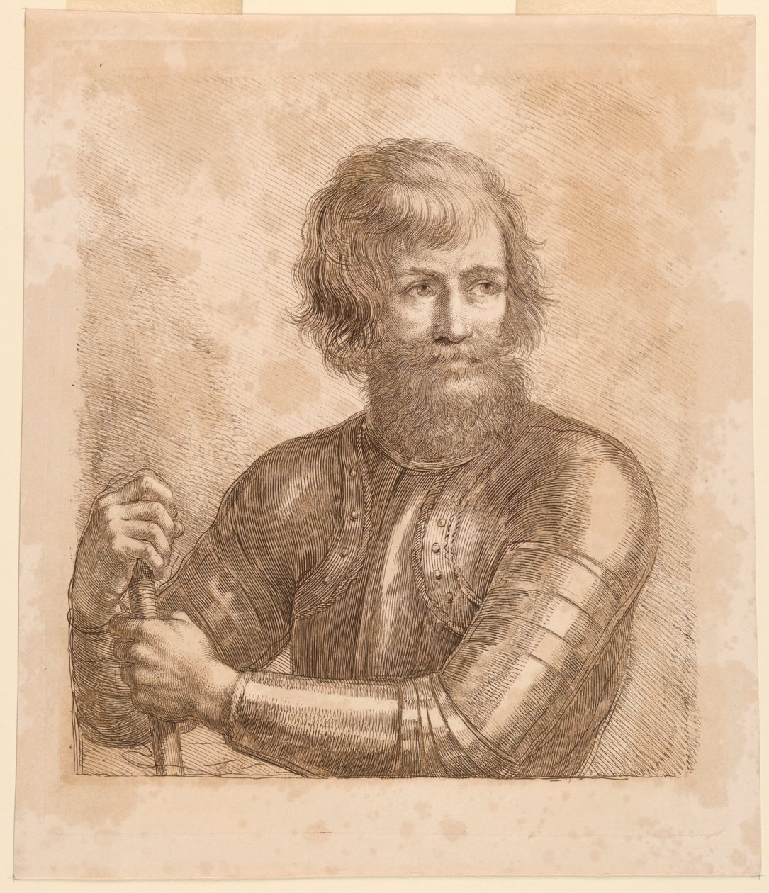 Guerrero con una Porra de Francesco Bartolozzi
