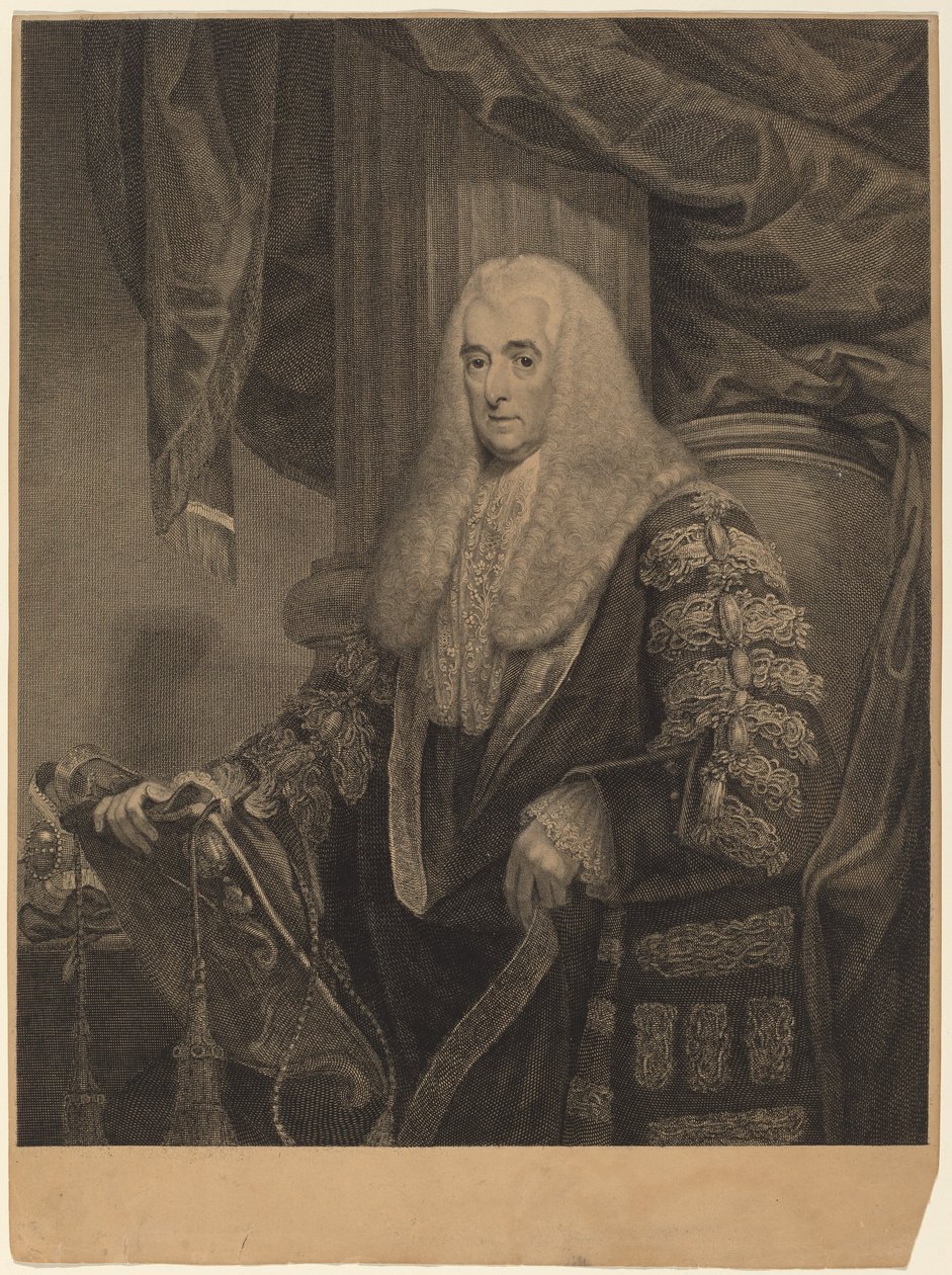 Alexander, Lord Loughborough de Francesco Bartolozzi after James Northcote