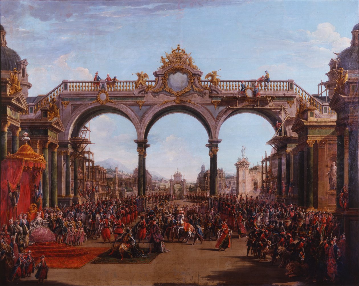 Dido Abandonada (Acto I, Escena V) de Francesco Battaglioli