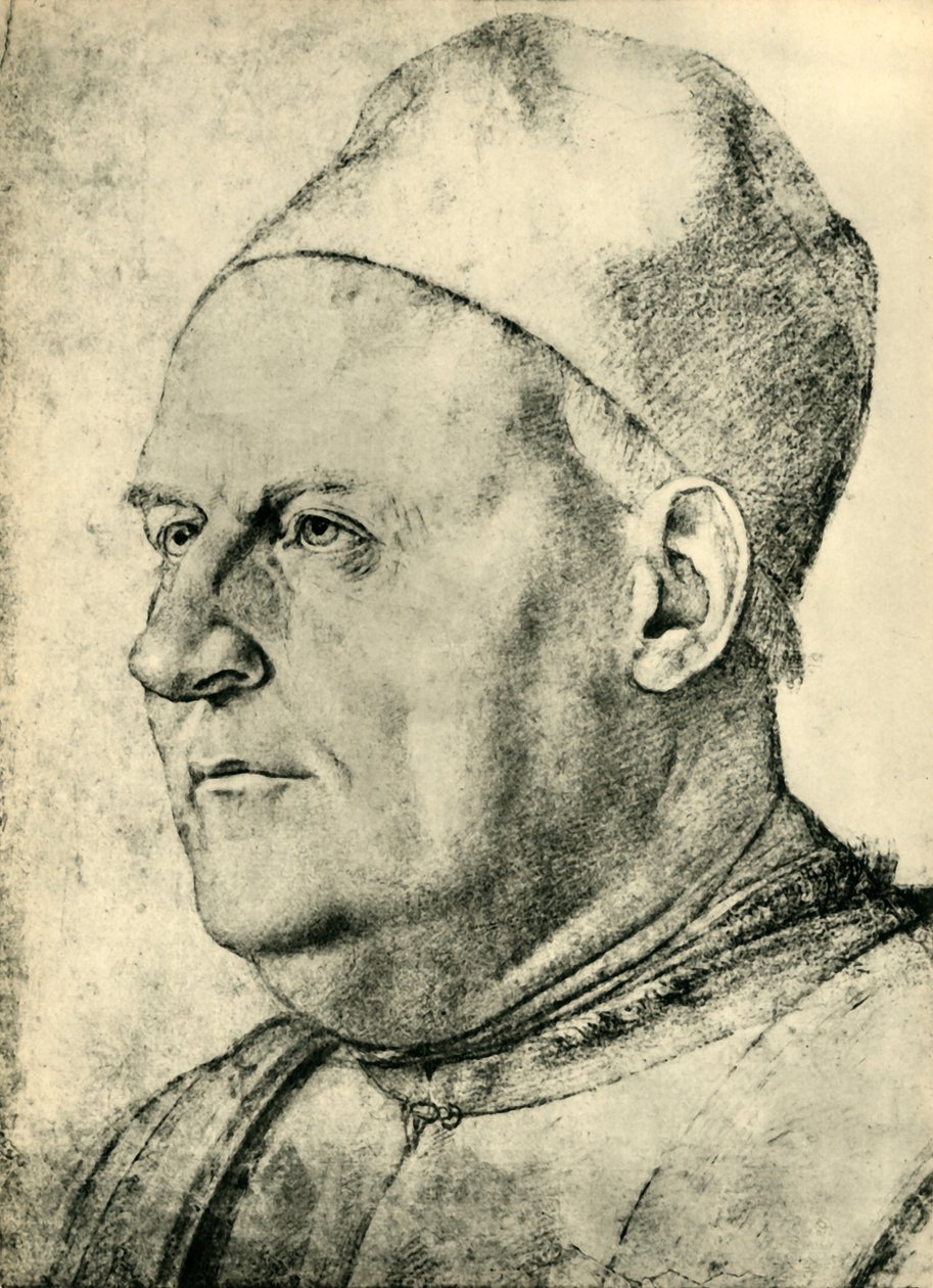 Retrato de un senador veneciano, 1487, 1943 de Francesco Bonsignori
