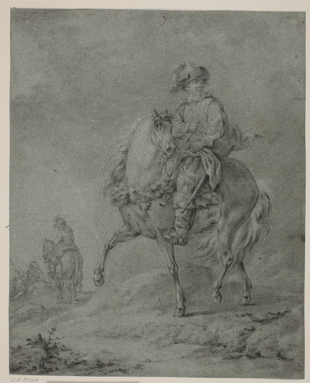 Jinetes en un paisaje de Francesco Casanova