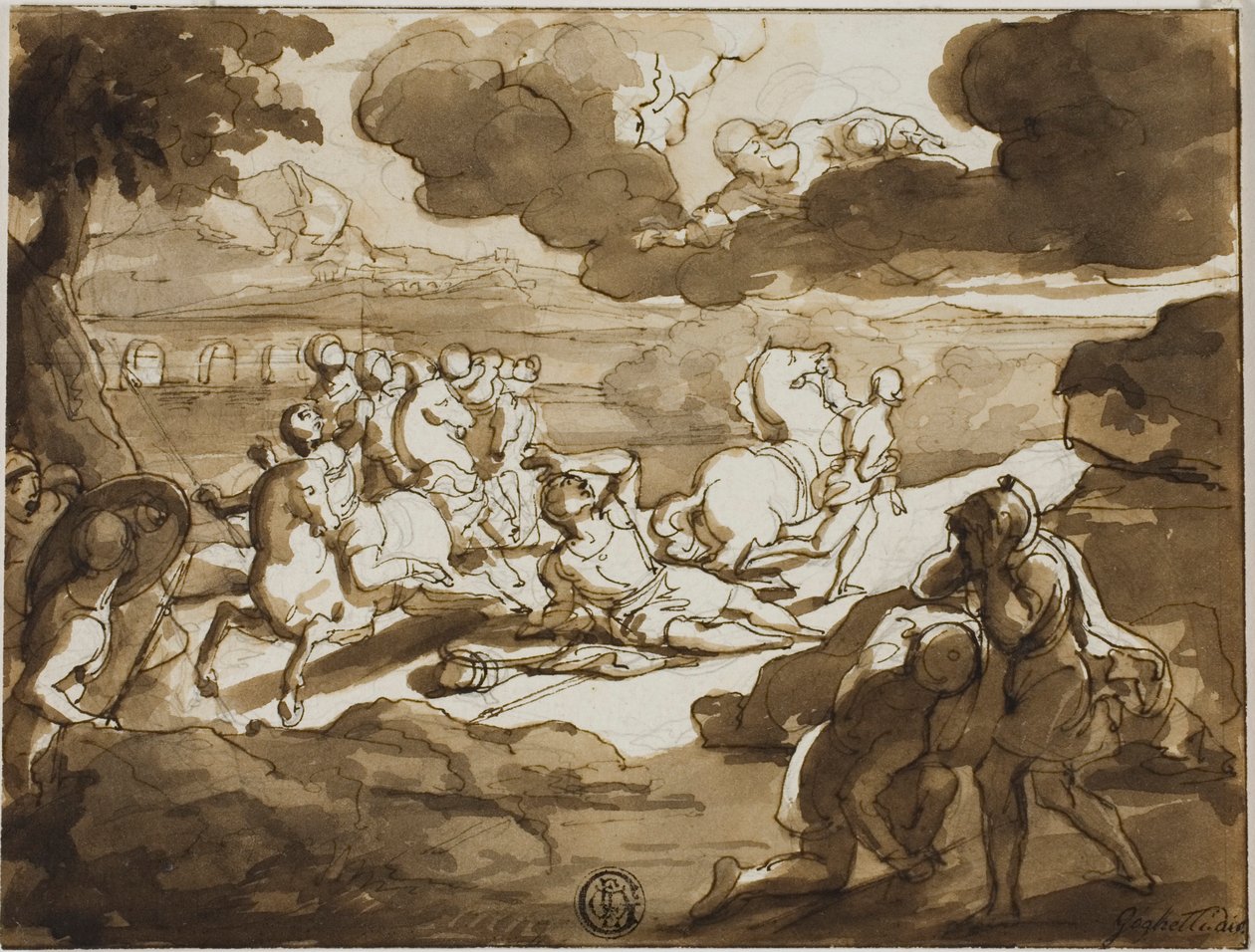 Conversión de San Pablo de Francesco Coghetti