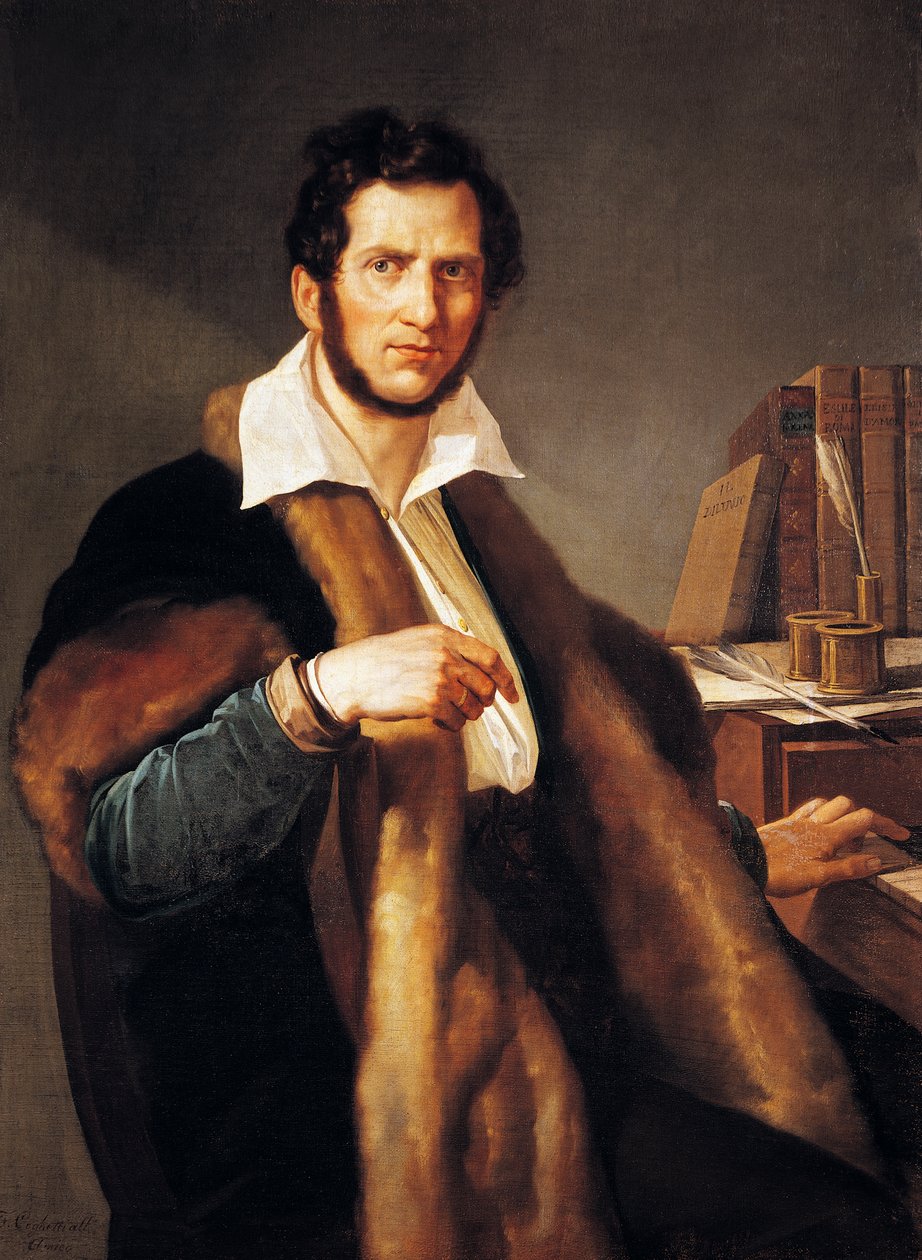 Retrato de Gaetano Donizetti de Francesco Coghetti