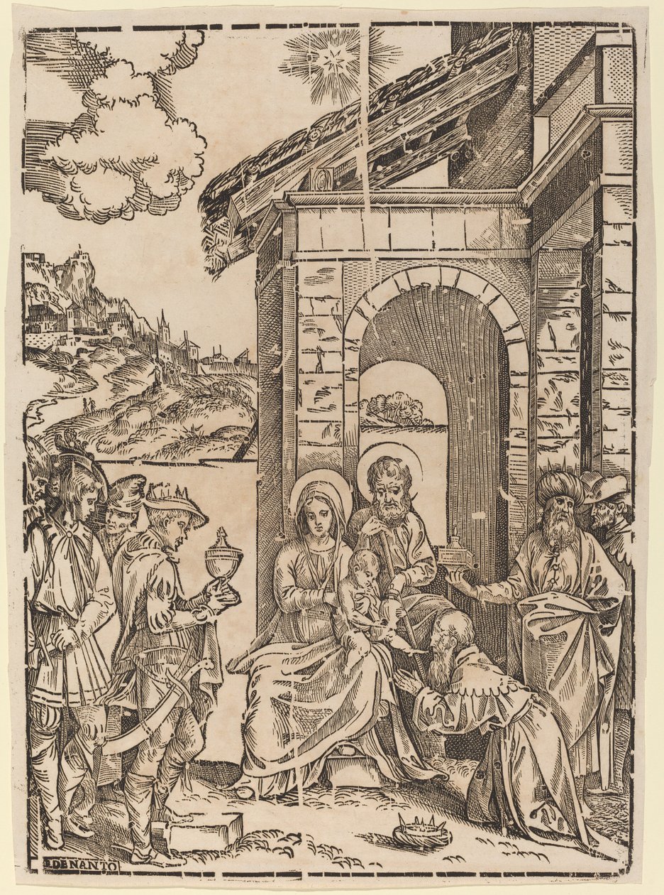 La Adoración de los Magos de Francesco Denanto
