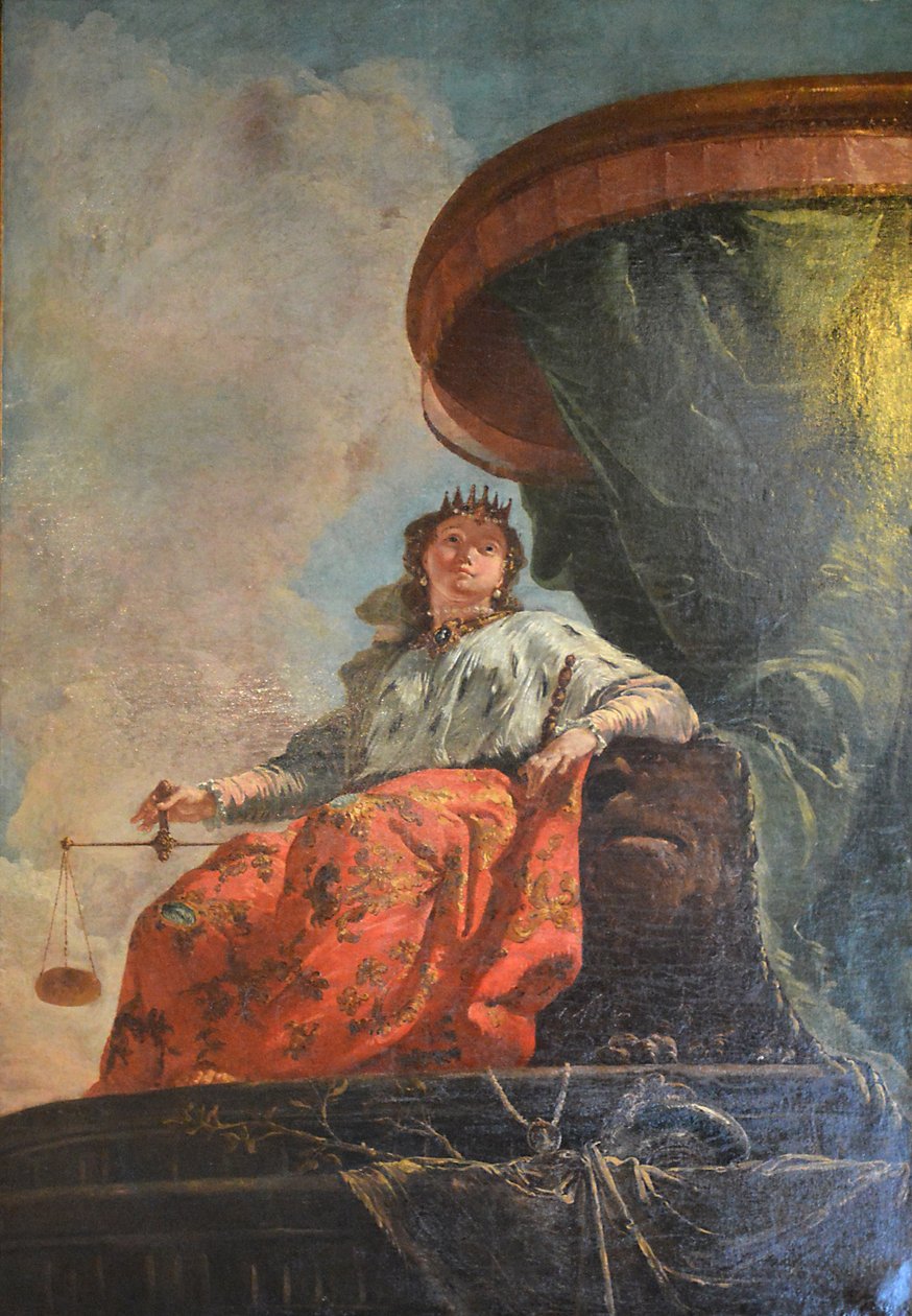 Francés: Allégorie de la Justice ou Venise trônant Alegoría de la Justicia de Francesco Fontebasso