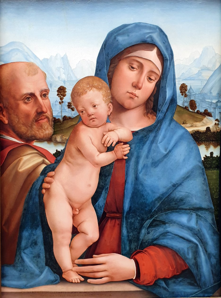 Alemán: Die heilige Familie La Sagrada Familia de Francesco Francia