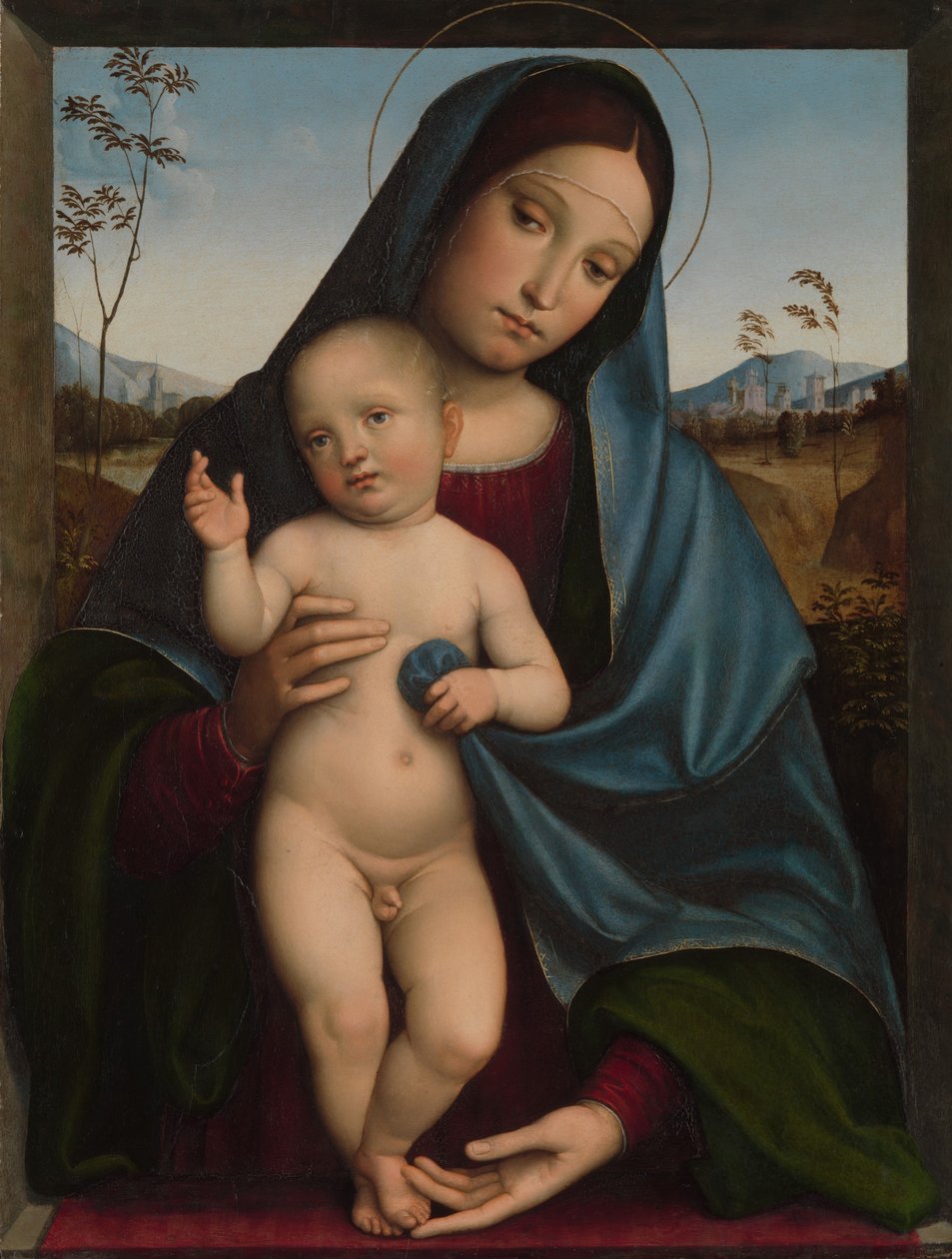 Madonna y Niño de Francesco Francia