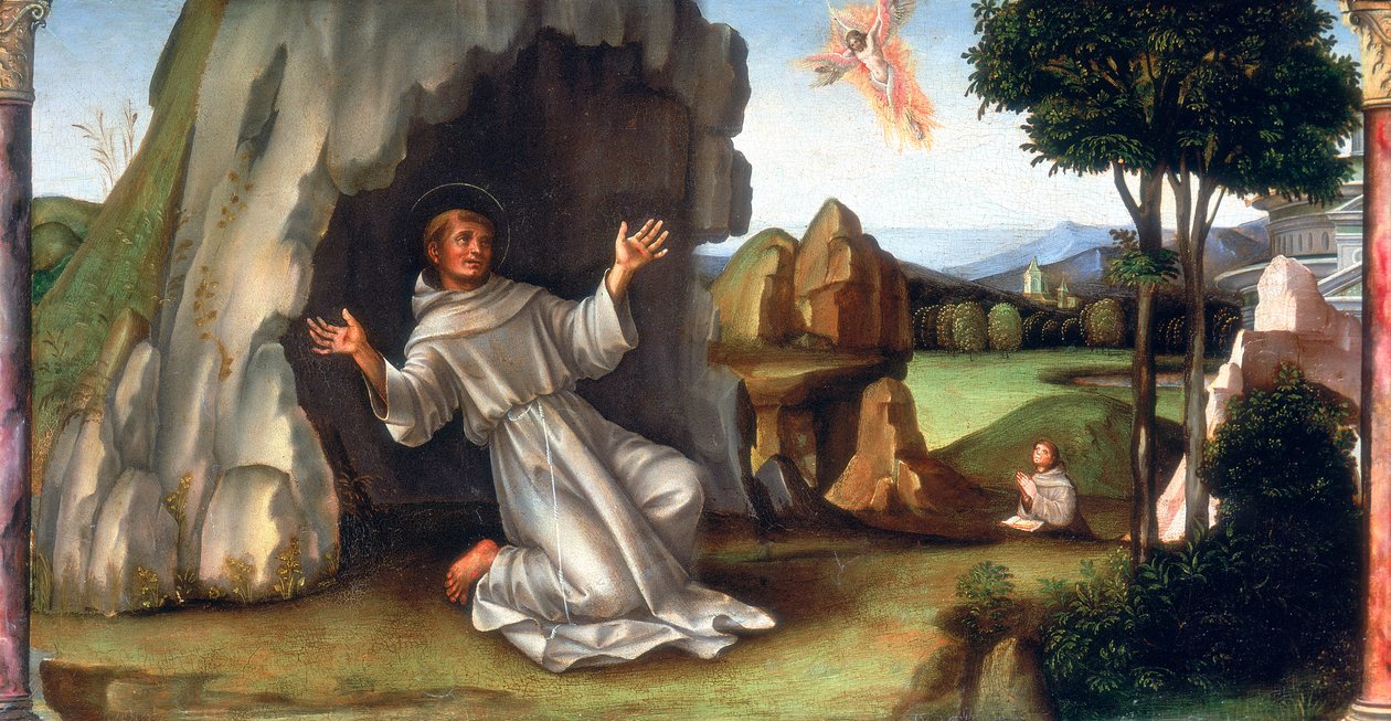 San Francisco recibiendo los estigmas, finales del siglo XV-principios del siglo XVI de Francesco Francia