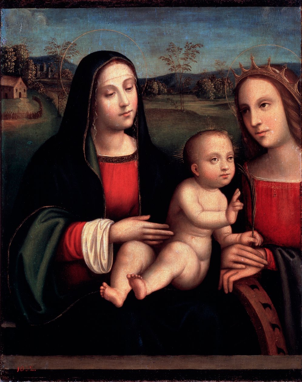 Virgen y Niño, siglo XV o principios del siglo XVI de Francesco Francia