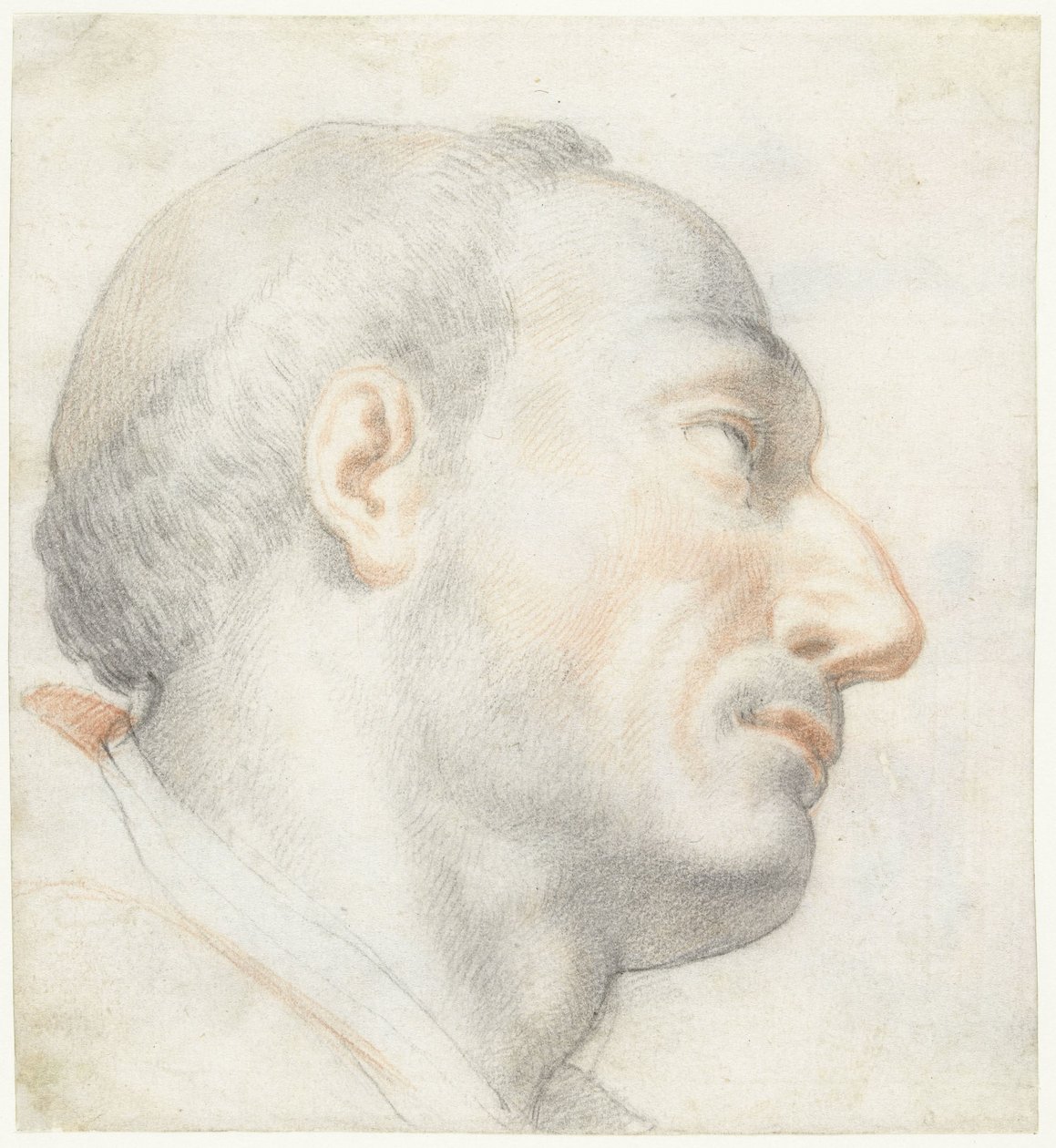 El jefe de San Carlo Borromeo de Francesco Furini (attributed to)