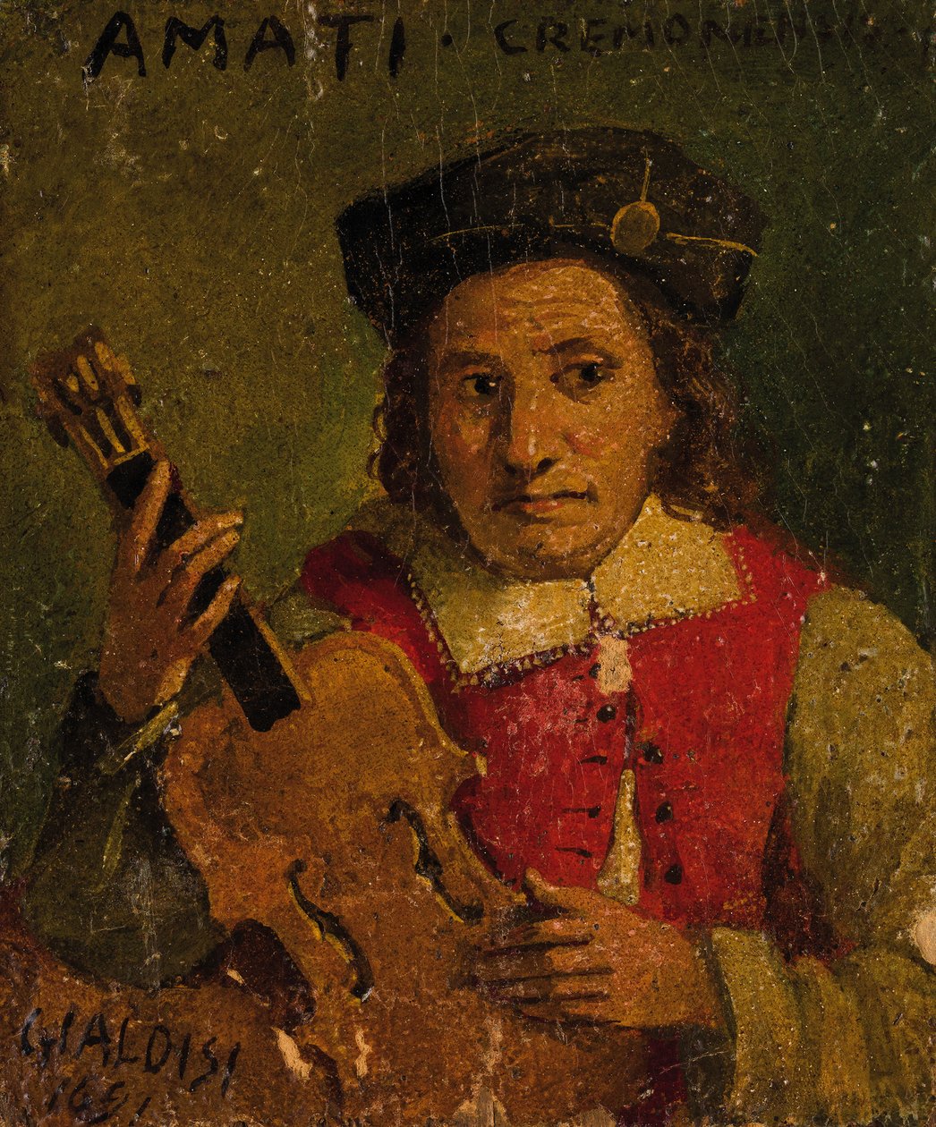 Retrato de Nicola Amati de Francesco Gialdisi