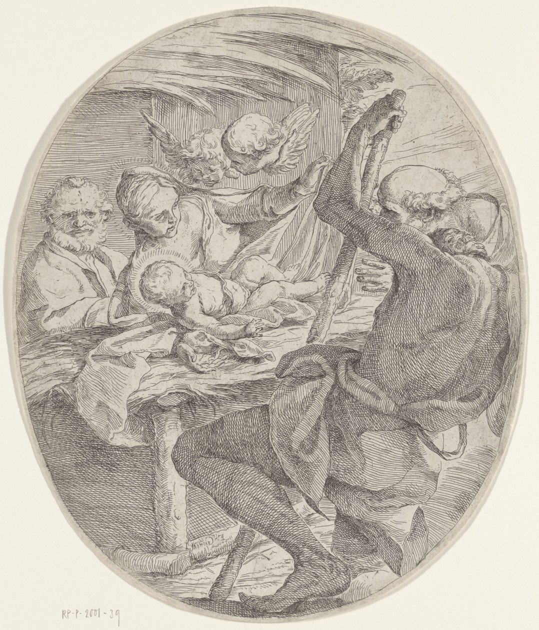 nacimiento de cristo de Francesco Giovane