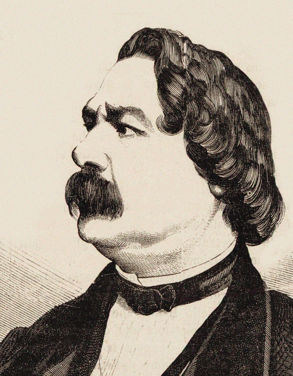 Retrato del compositor Enrico Petrella, ca. 1855 de Francesco Gonin