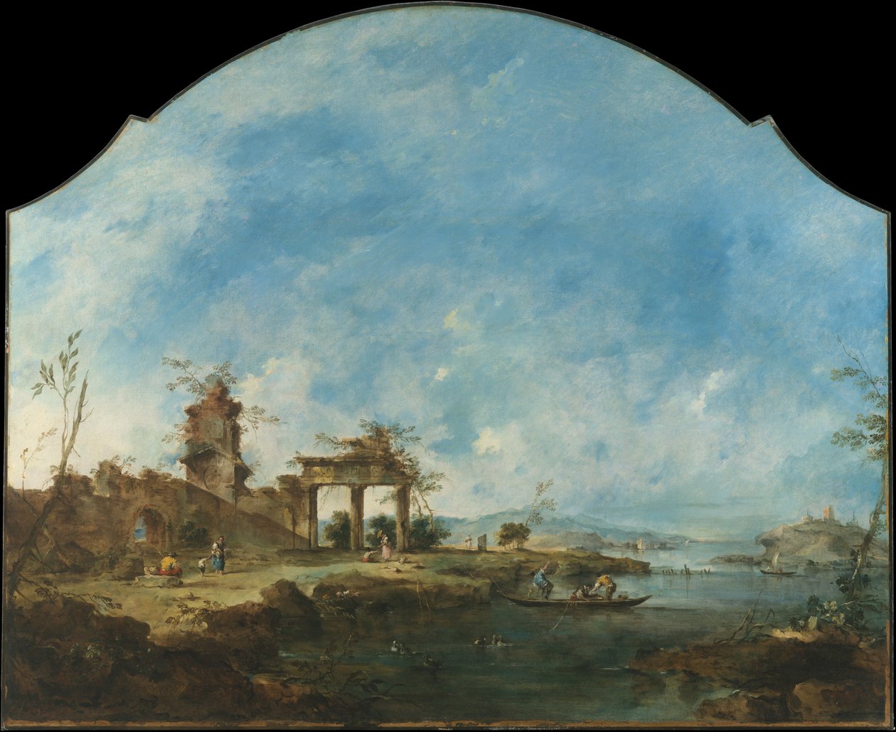 Paisaje fantástico de Francesco Guardi