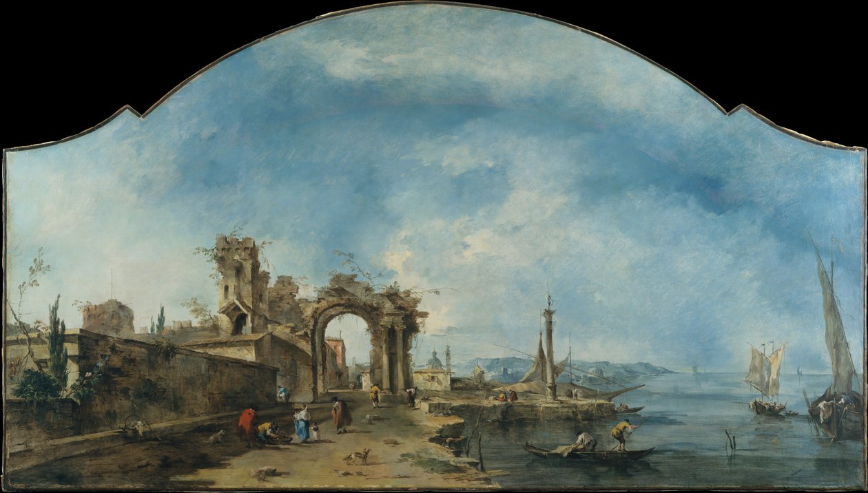 Paisaje fantástico de Francesco Guardi
