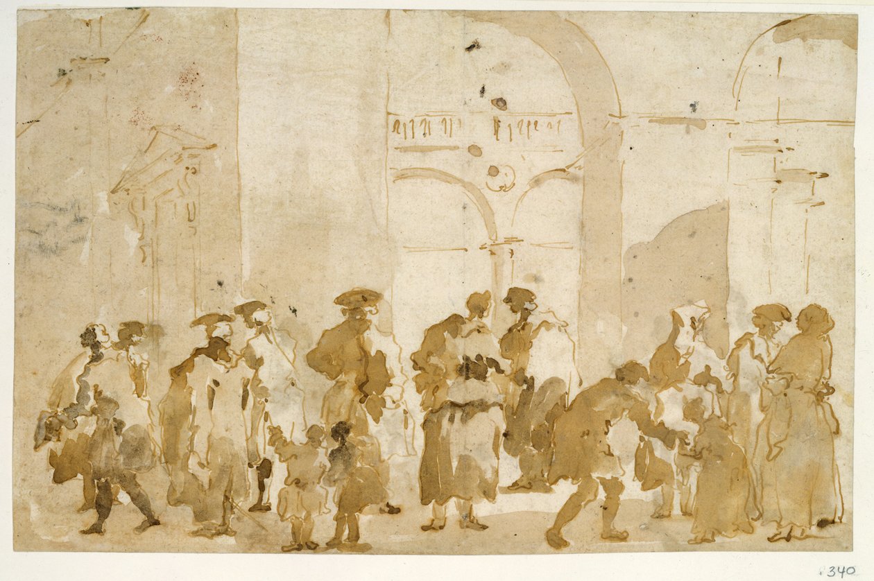 Figurenstudien de Francesco Guardi