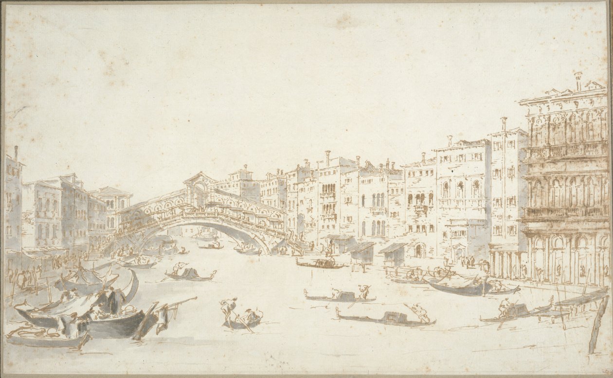 El puente de Rialto de Francesco Guardi