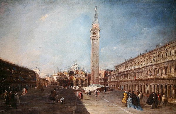 Piazza San Marco de Francesco Guardi