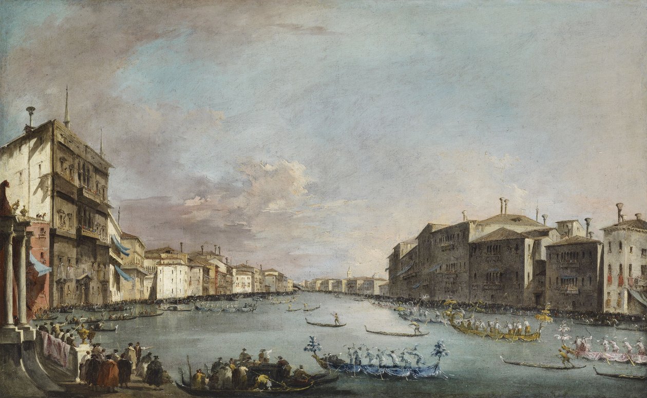 Regata en Venecia de Francesco Guardi