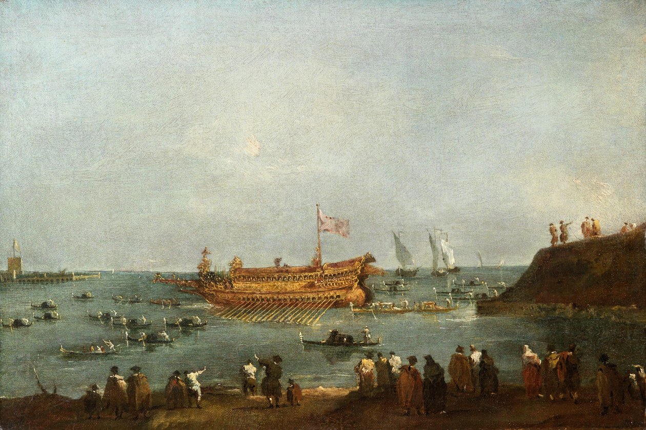El dux desposa el Adriático de Francesco Guardi