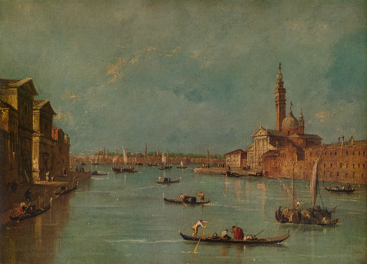 La Isla de San Giorgio, Venecia, c1770, 1938 de Francesco Guardi