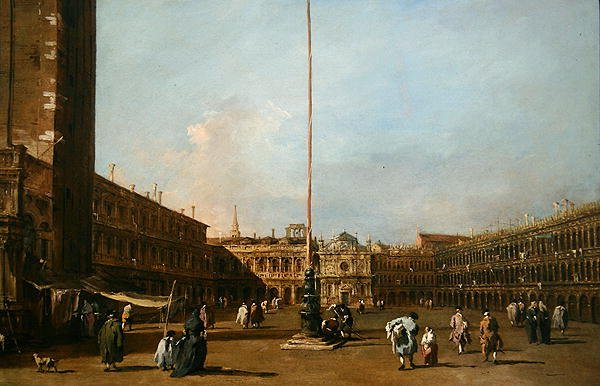 La Plaza de San Marcos, Venecia de Francesco Guardi