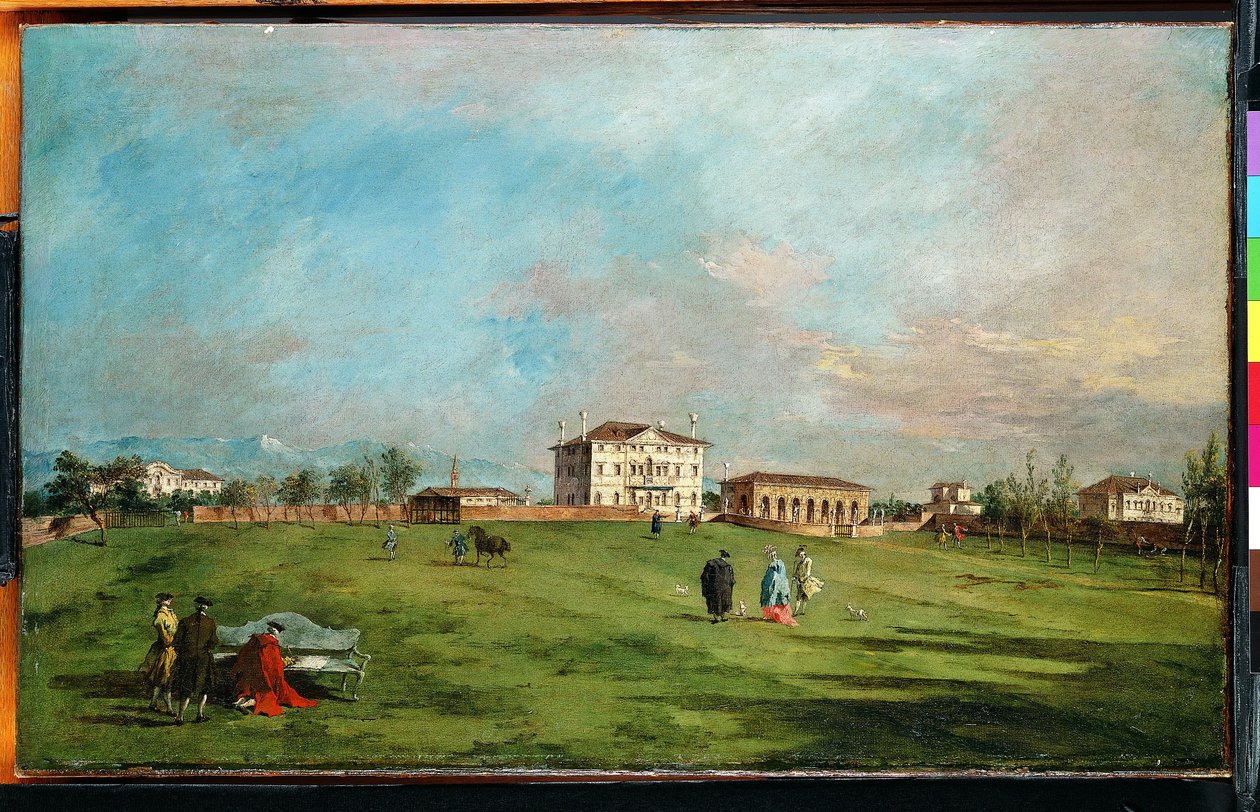 La Villa Loredan, Paese de Francesco Guardi