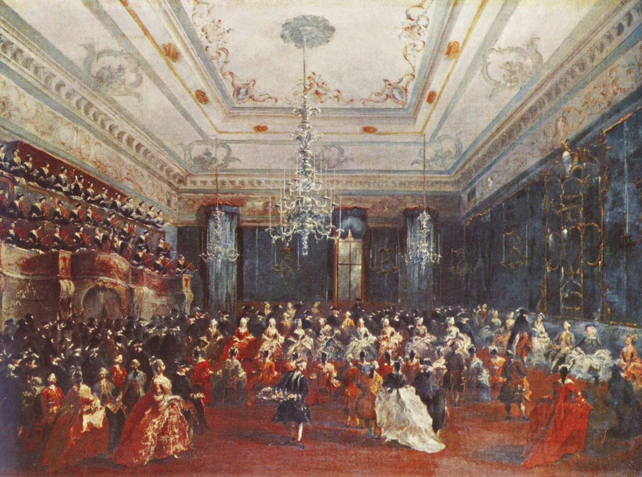 Concierto de gala veneciano de Francesco Guardi