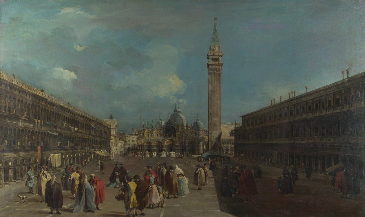 Venecia, Piazza San Marco, ca 1760 de Francesco Guardi