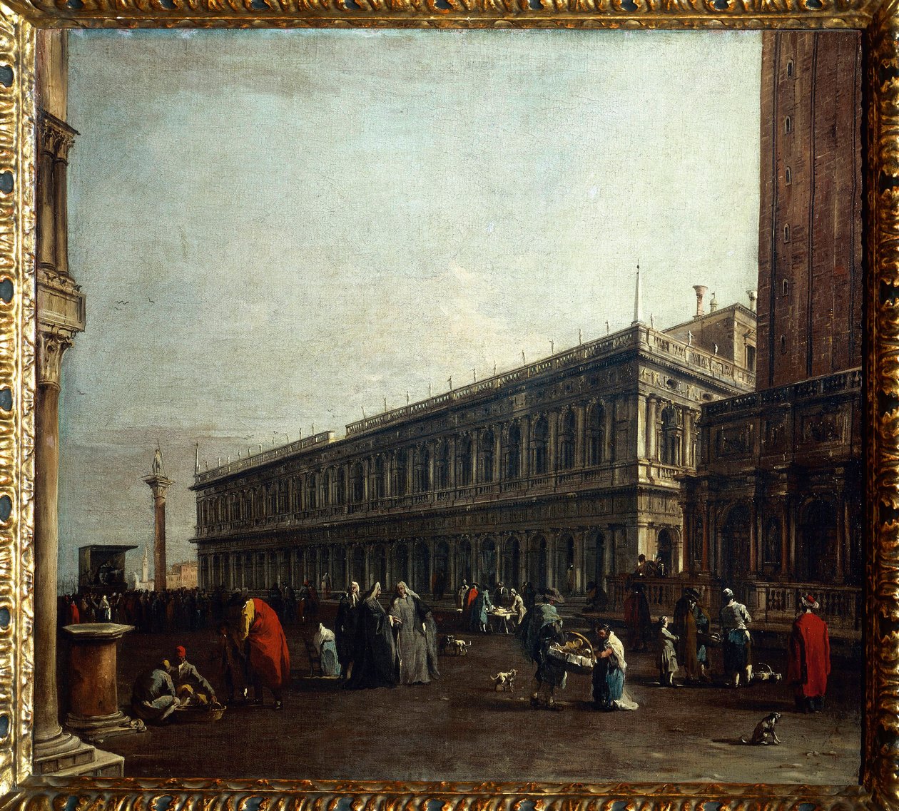 Vista de la Piazzetta de Francesco Guardi