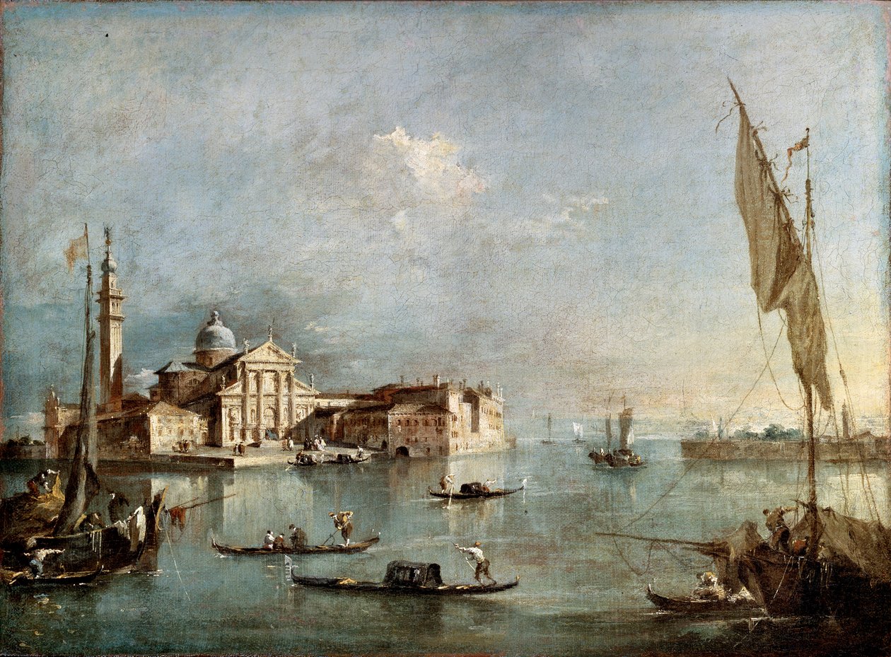 Vista de la Isla de San Giorgio Maggiore de Francesco Guardi