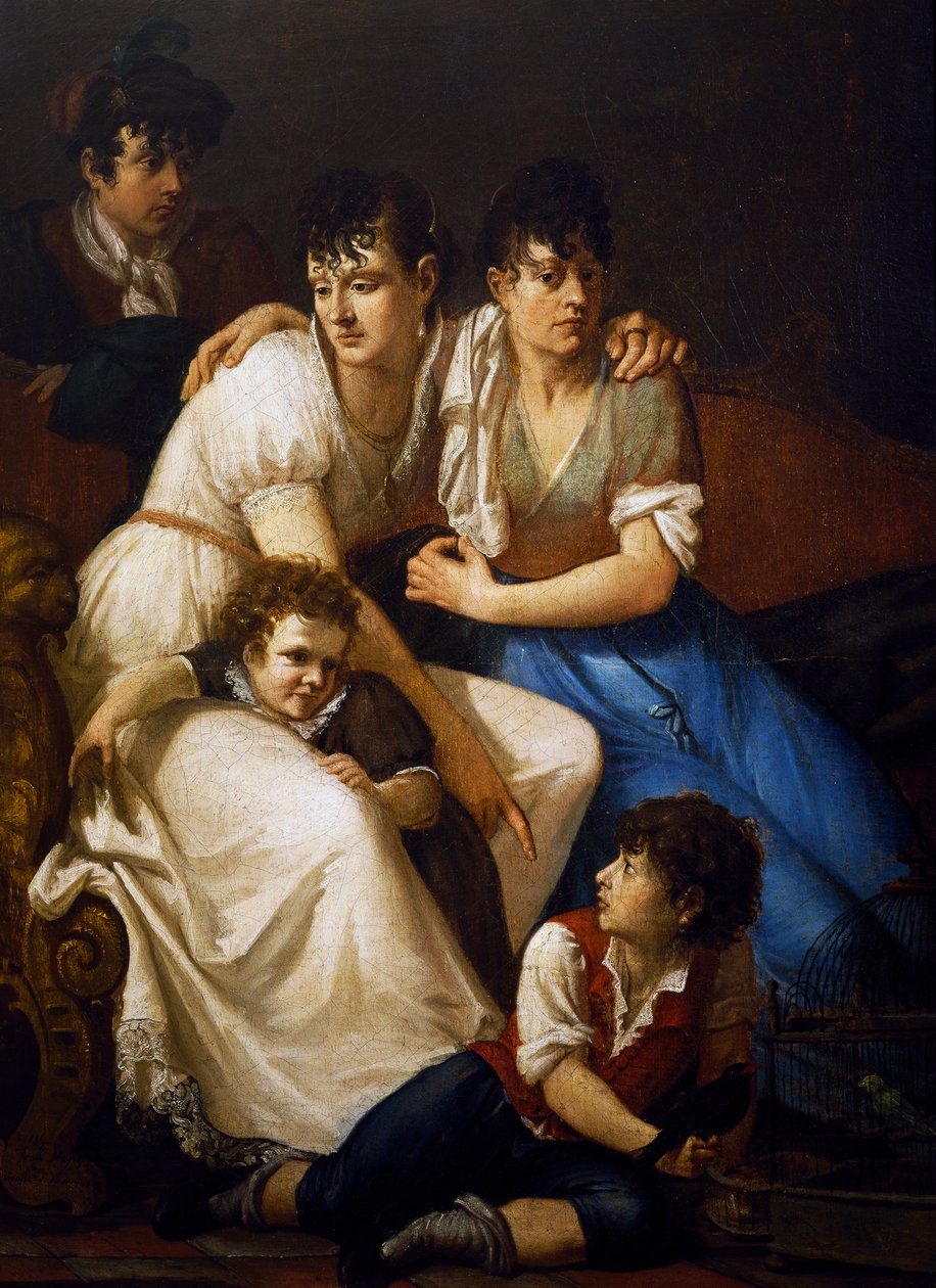 Retrato de familia de Francesco Hayez