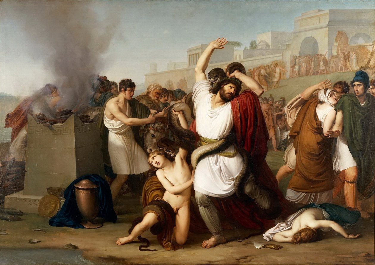 Laocoonte, 1812 de Francesco Hayez