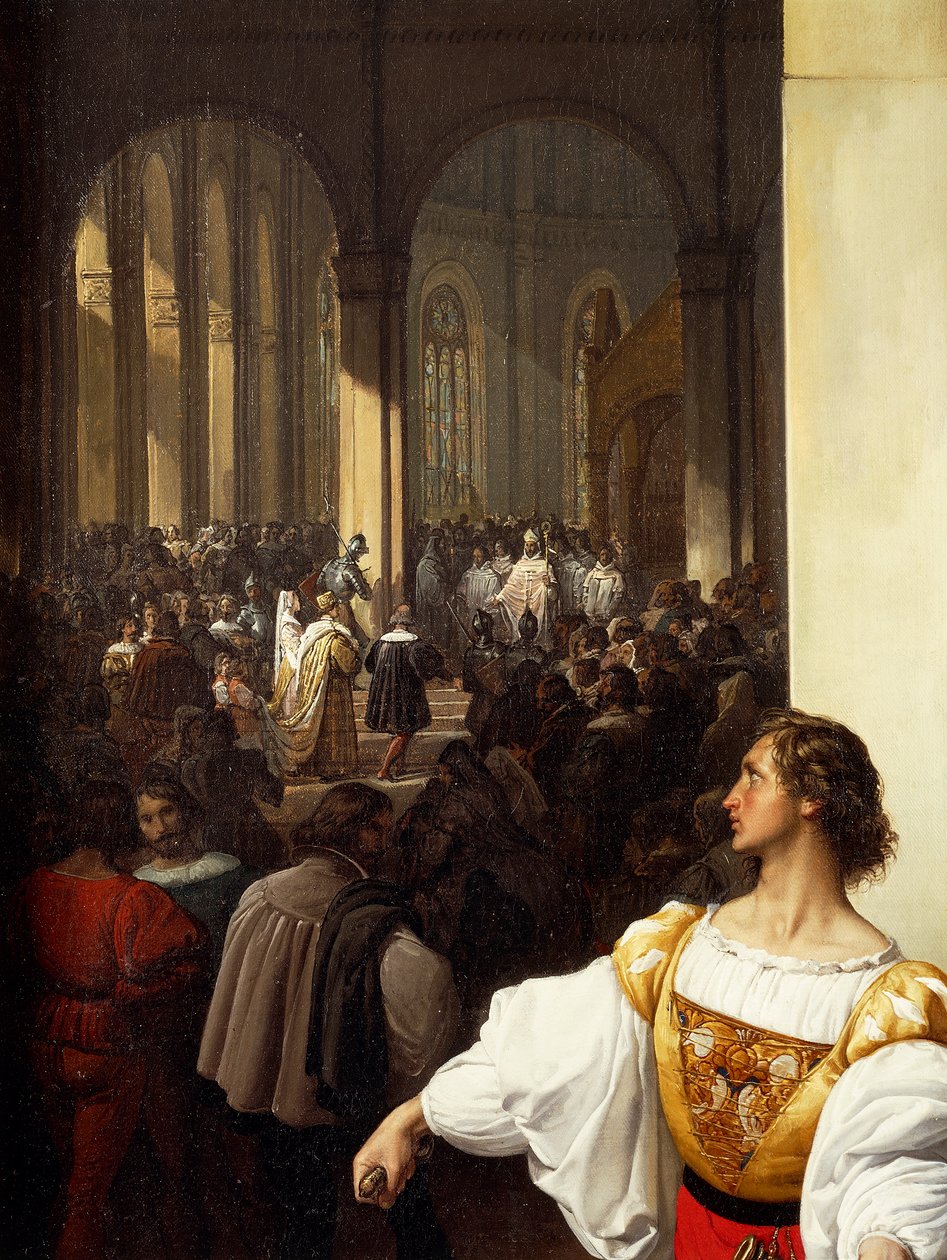 La conspiración de Lampugnani de Francesco Hayez