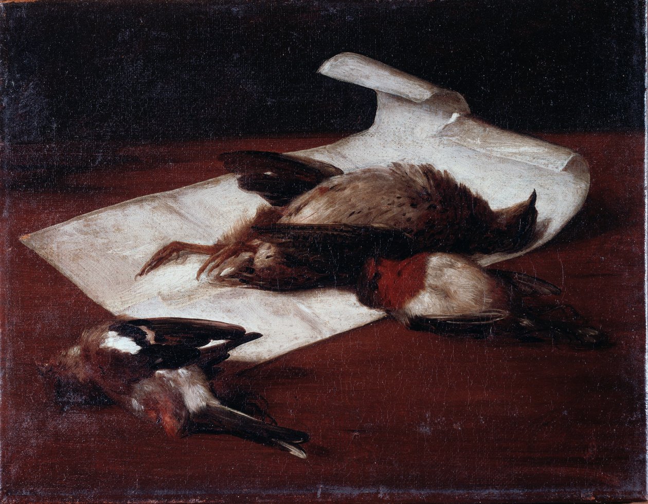 Caza muerta de Francesco Inganni