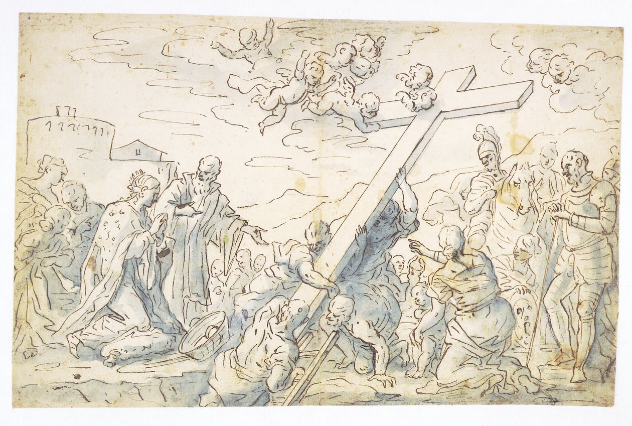 El descubrimiento de la Verdadera Cruz de Francesco La Marra